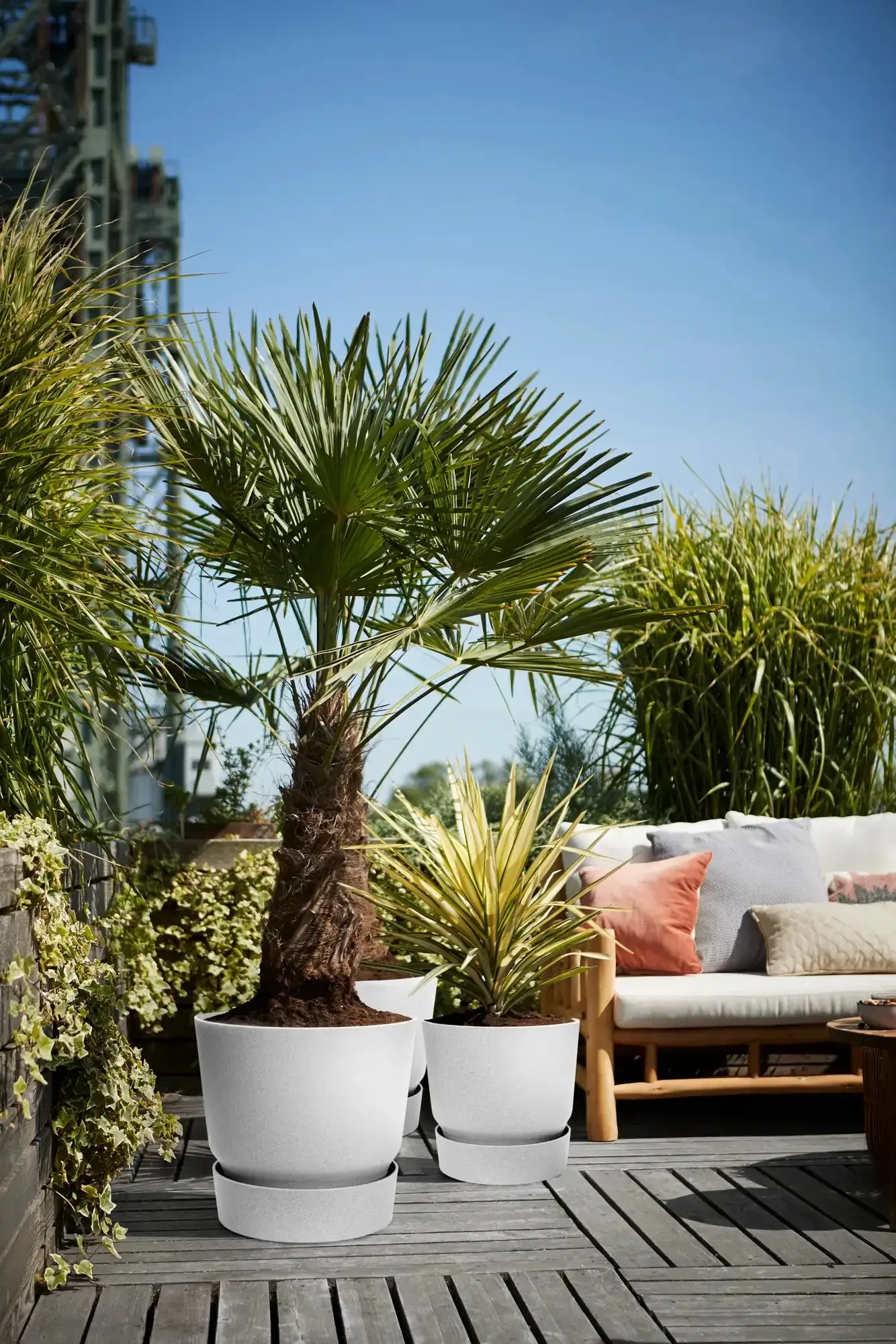 Elho Greenville Round 30Cm (Concrete) - Image 6