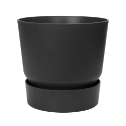 Elho Greenville Round 40Cm (Black)