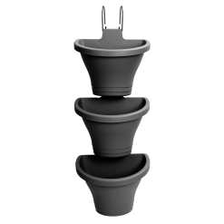 Elho Corsica Vertical Forest 24cm Set/3 (Anthracite)