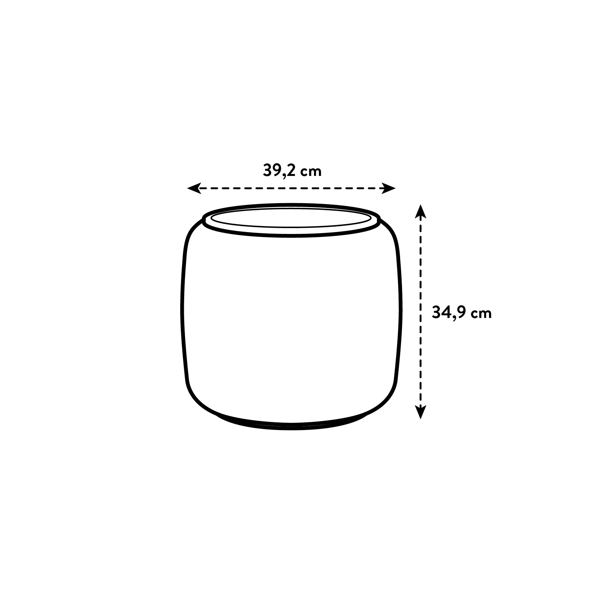 Elho Pure Beads Small 40 (Brown) - Image 7