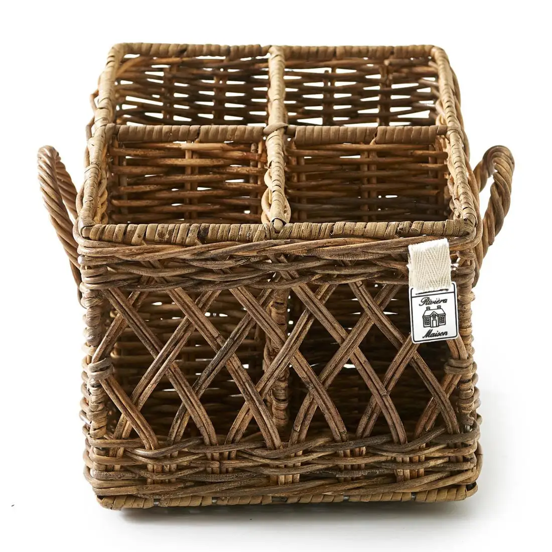 Riviera Maison Rustic Rattan Couvert Basket Square