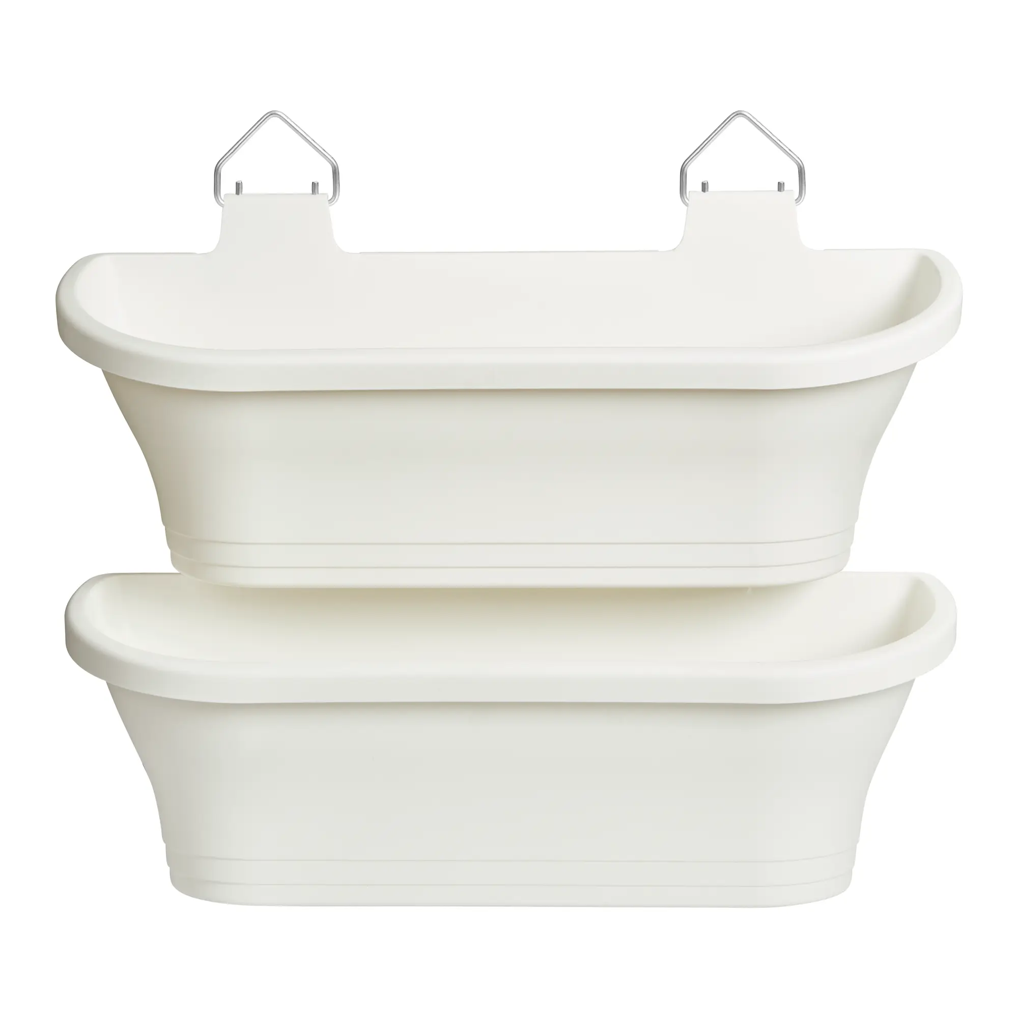 Elho Corsica Vert Forest Large Set 2 (White) - Image 2