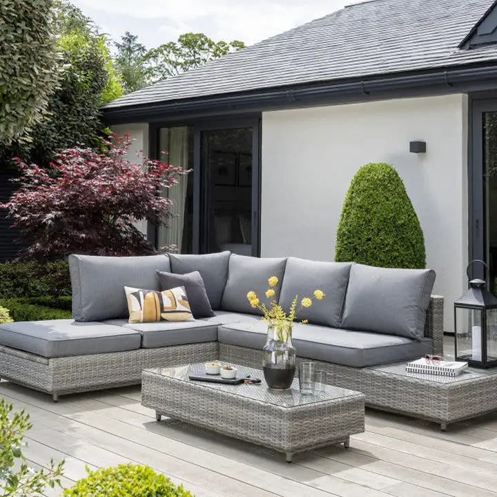 Bahama - Corner Sofa Set (Grey)