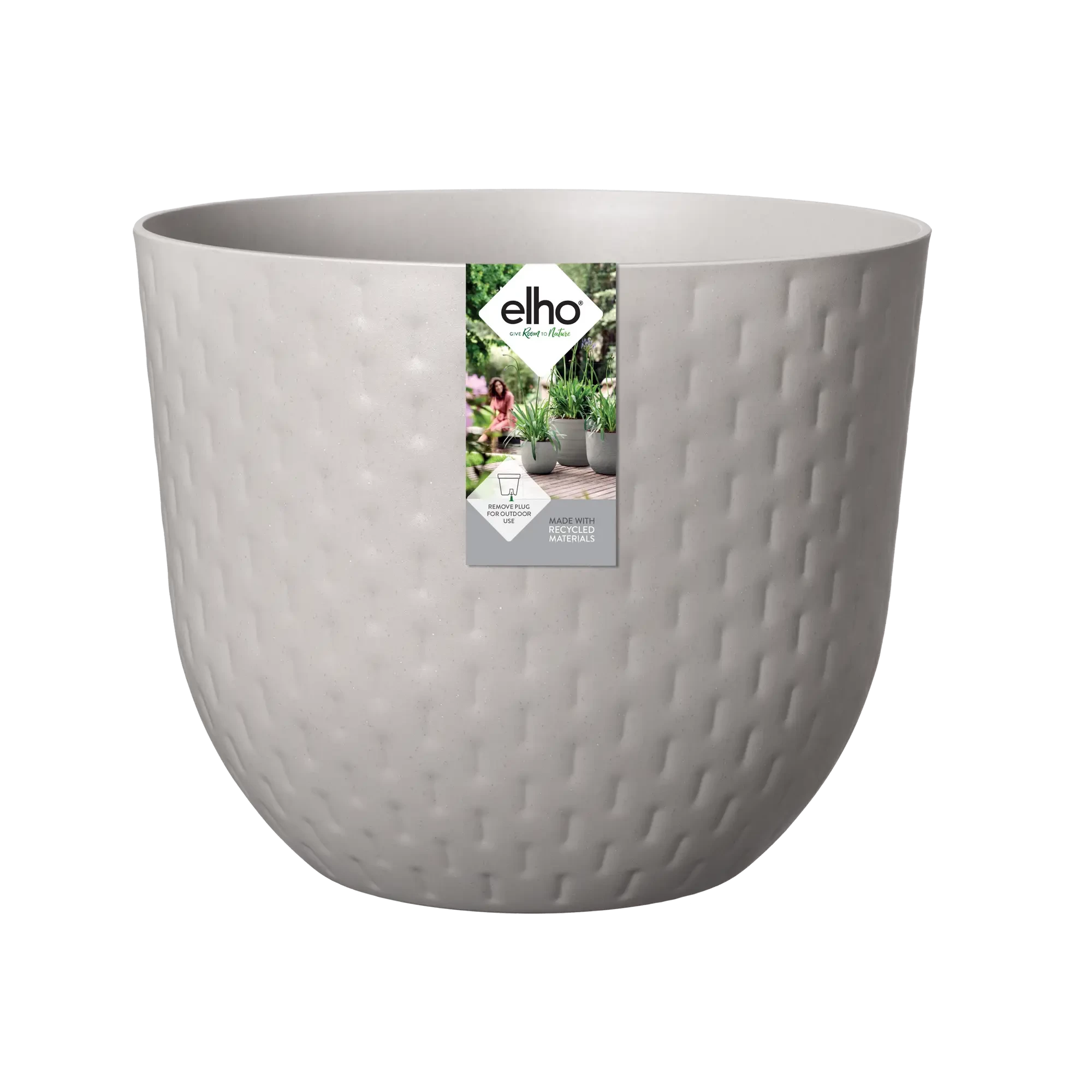 Elho Fuente Grains Round 30Cm (Grey) - Image 3