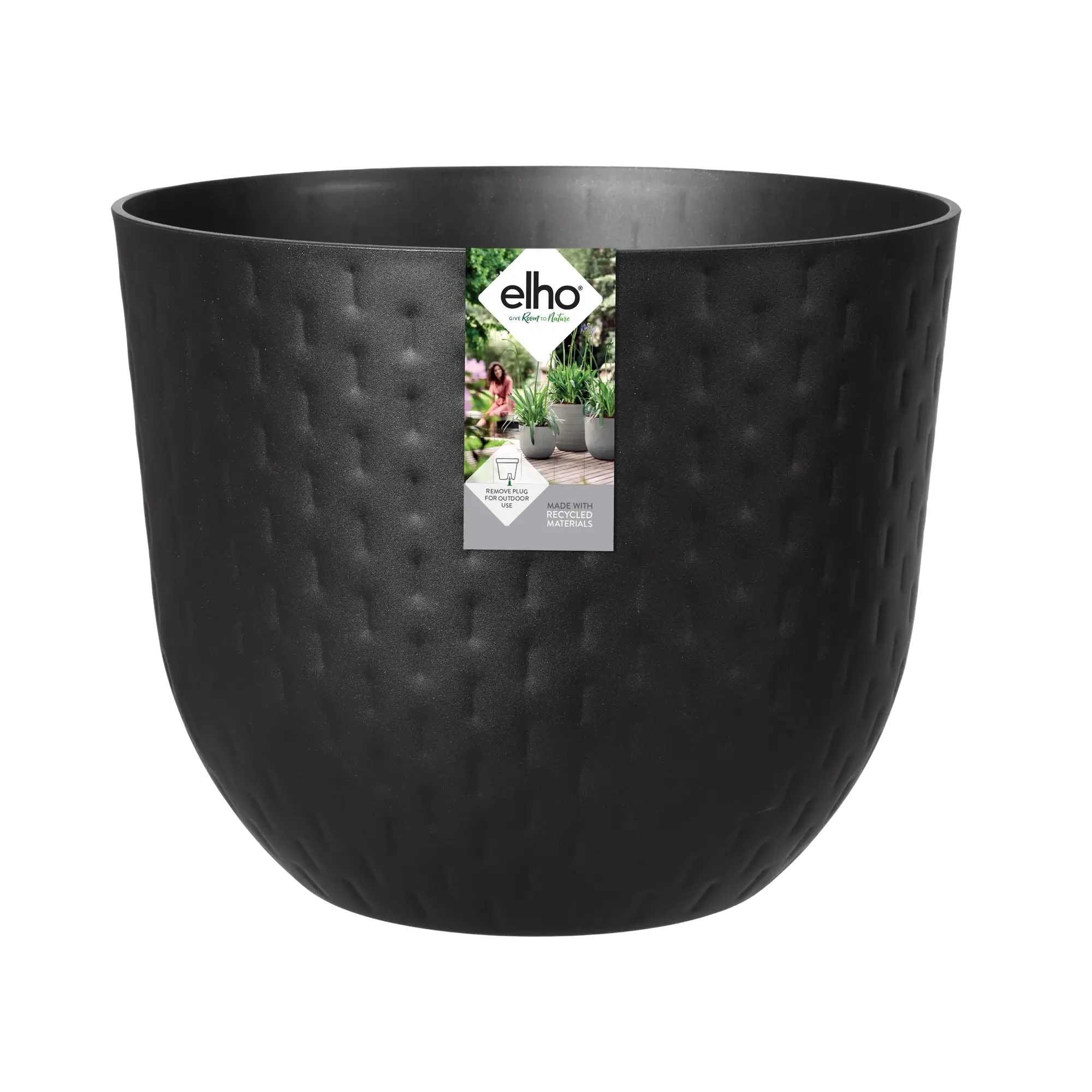 Elho Fuente Grains Round 38Cm (Black) - Image 7