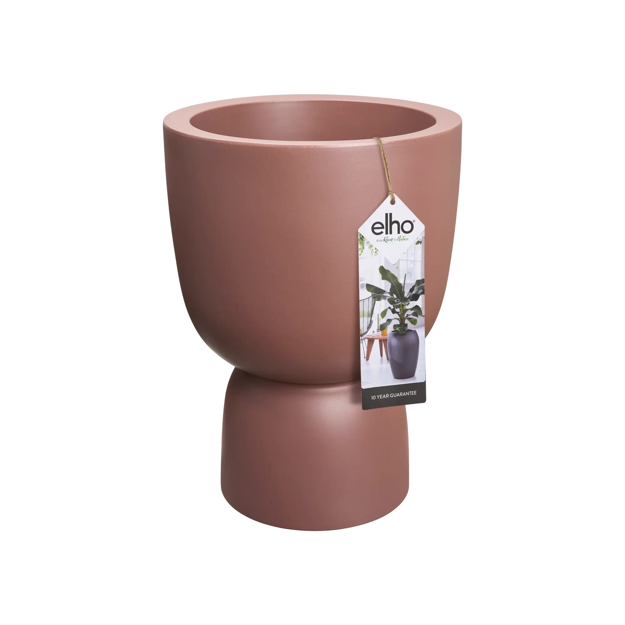 Elho Pure Coupe 35Cm (Brown) - Image 3