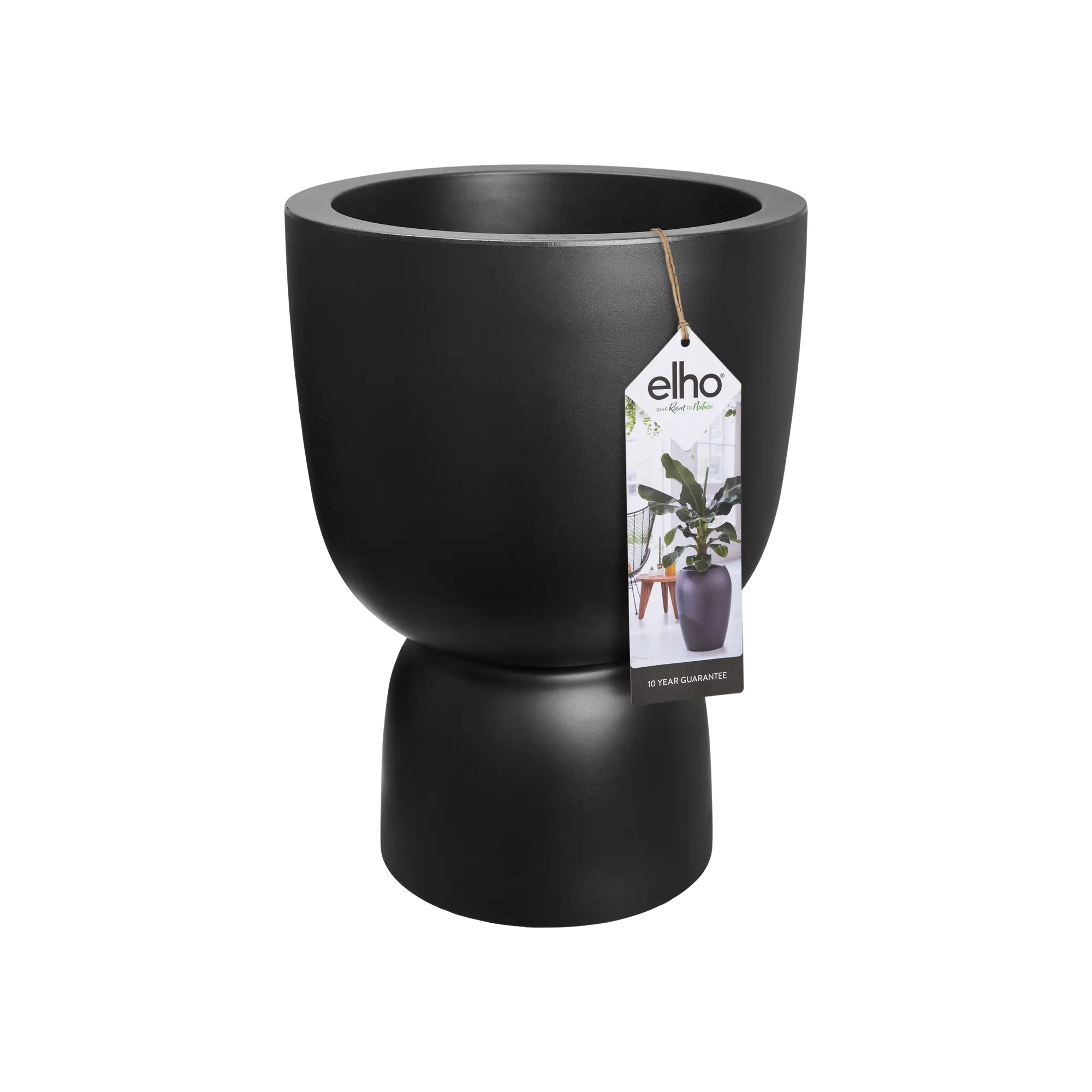 Elho Pure Coupe 41Cm (Black) - Image 4