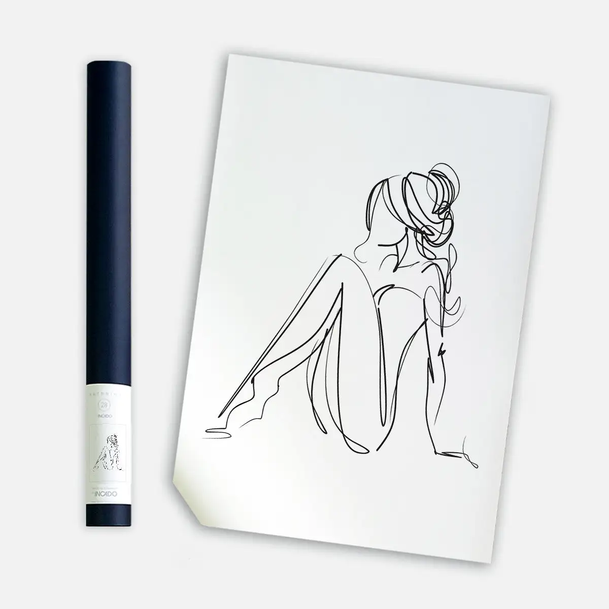 Incado Lady II, 50cmx70cm Wall Art - Image 2