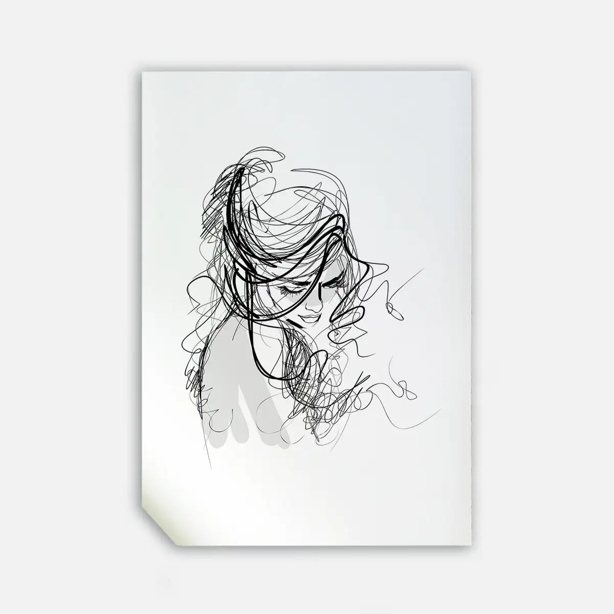 Incado Lady, 50cmx70cm Wall Art