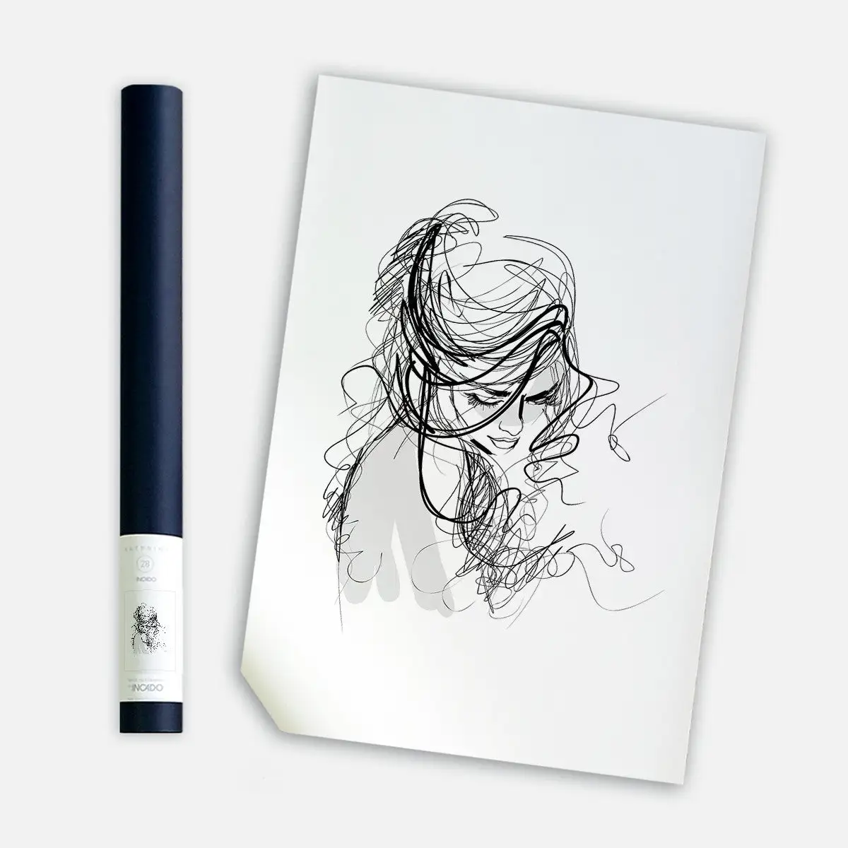 Incado Lady, 50cmx70cm Wall Art - Image 2