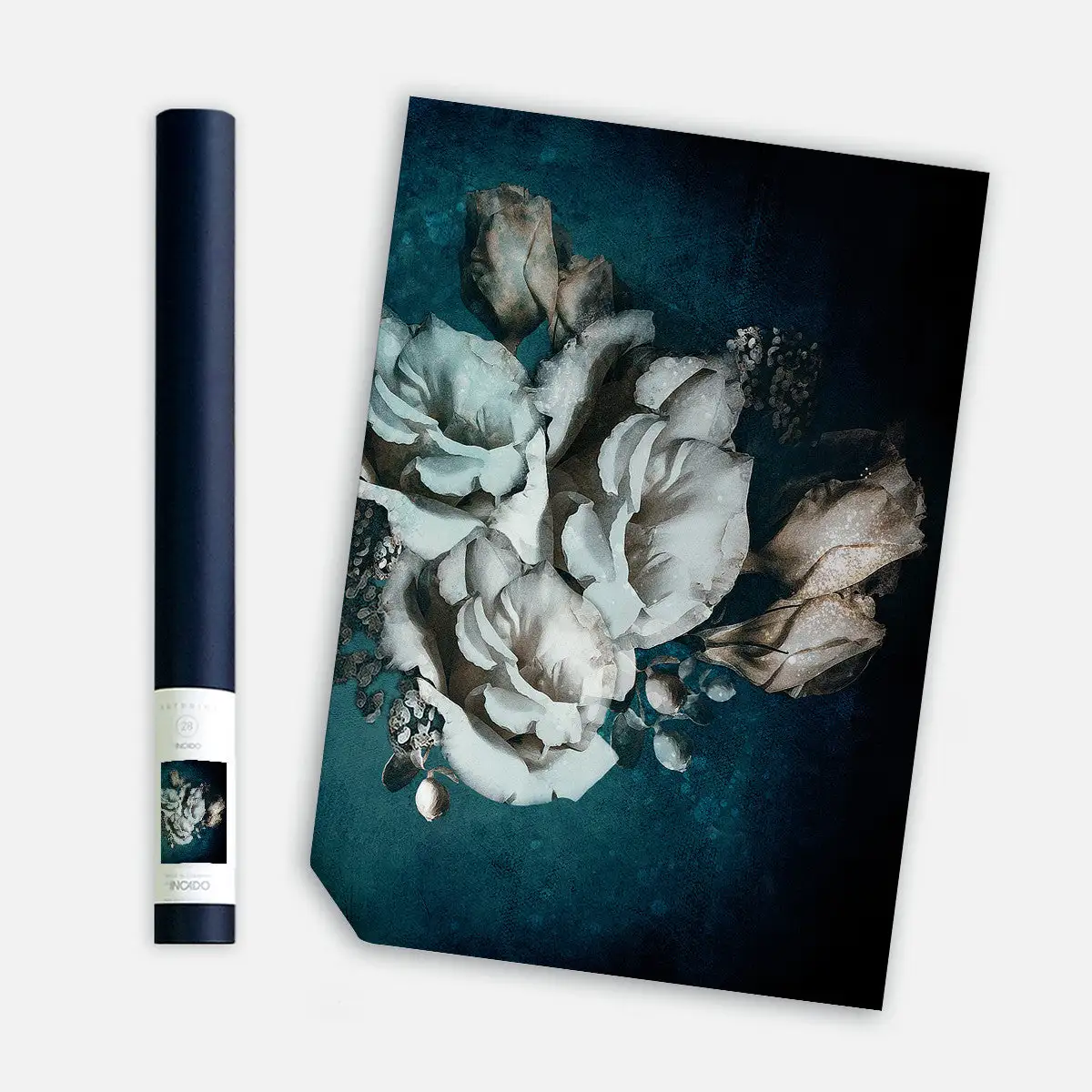 Incado Just Blue Vintage II, 50cmx70cm Wall Art - Image 2