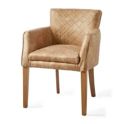 Waverly Dining Armchair, Pellini, Camel