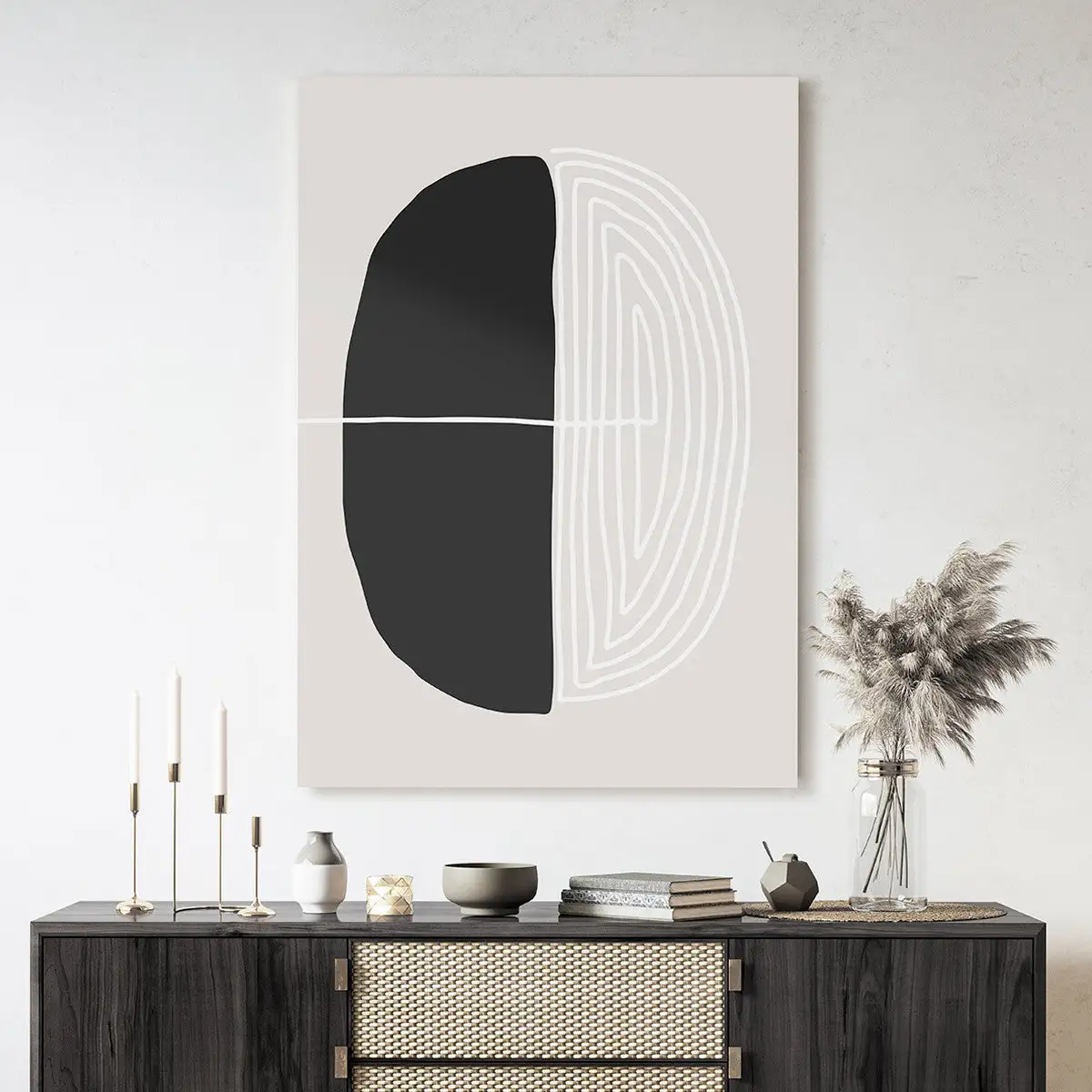 Incado Feminine Doodles I, 90cmx120cm Canvas Print