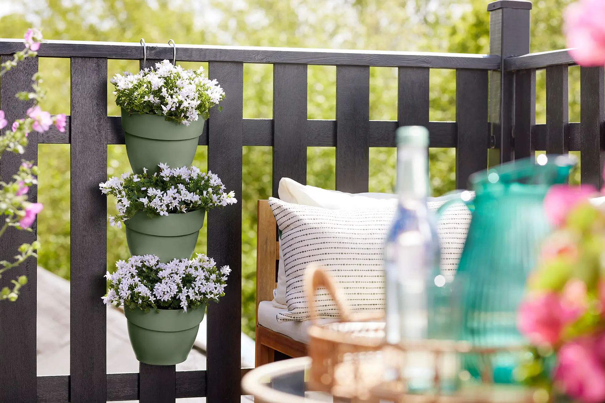 Elho Vibia Campana Vertical Forest Set/3 (Green) - Image 7