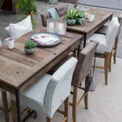 Cape Breton Barstool, Linen, Flax