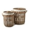 Riviera Maison RR Laundry Basket Set Of 2 Pieces