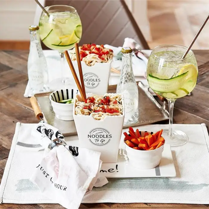 Riviera Maison Fresh Asian Food Noodles To Go Bowl - Image 3