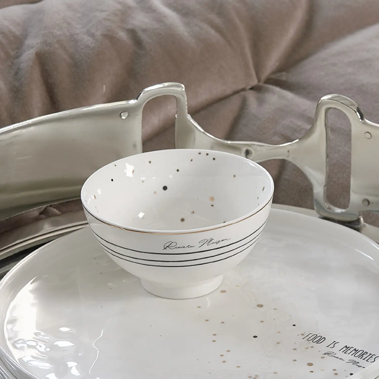 Riviera Maison RM Dots & Stripes Bowl - Image 3