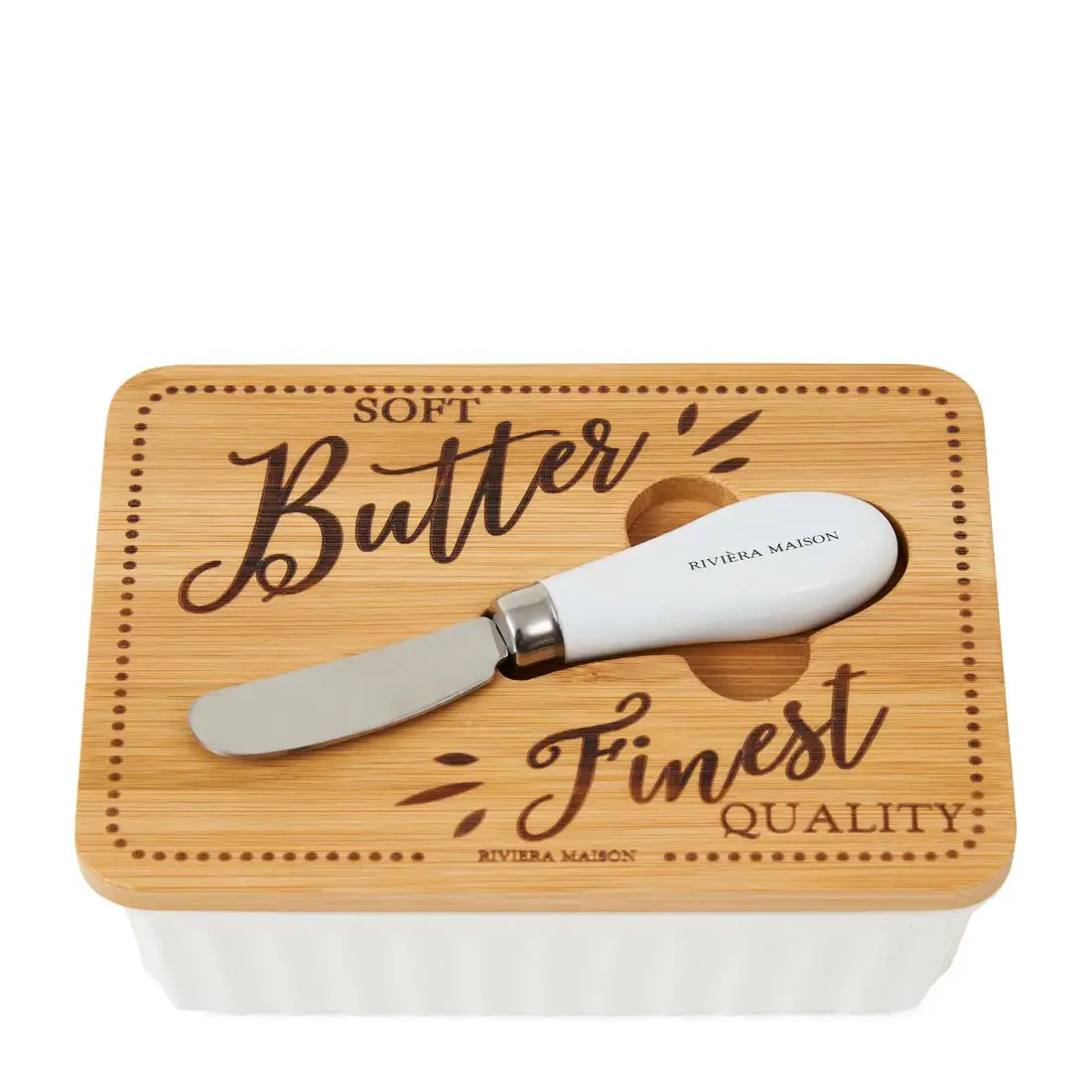 Riviera Maison Finest Quality Butter Dish - Image 3