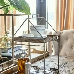 Merry Harriers RR House Cabinet Tray Square