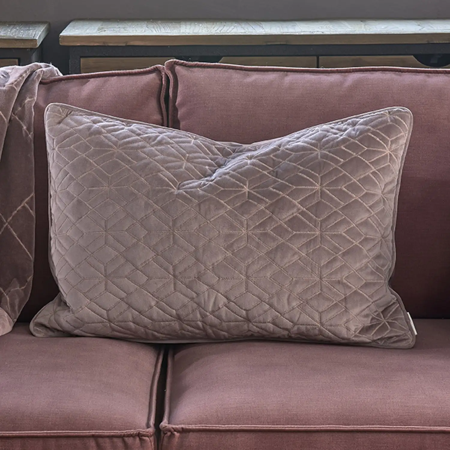 Riviera Maison Ballad Mauve Pillow Cover 65x45