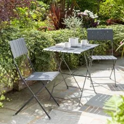 Courtyard - Bistro Set (Grey)