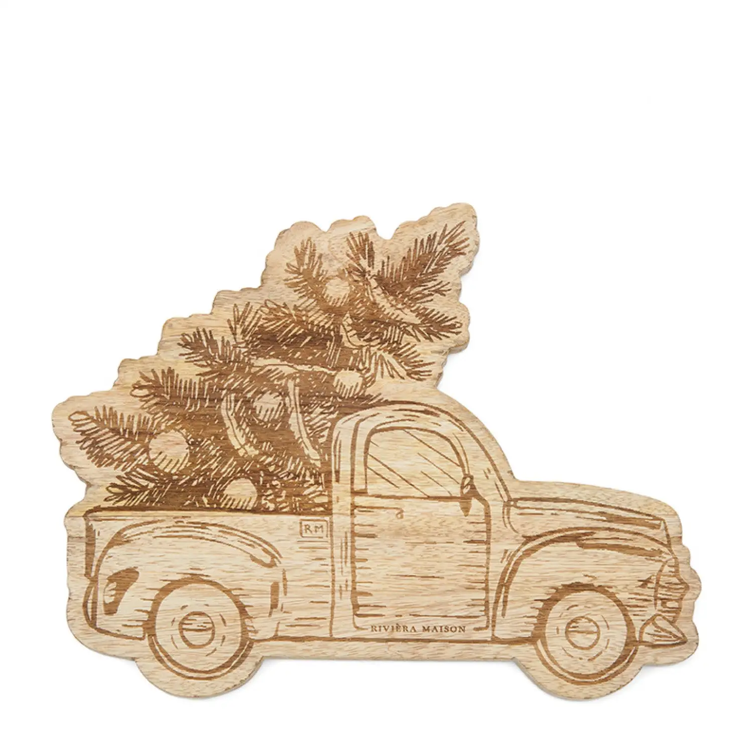 Riviera Maison Merry Christmas Car Chopping Board - Image 2