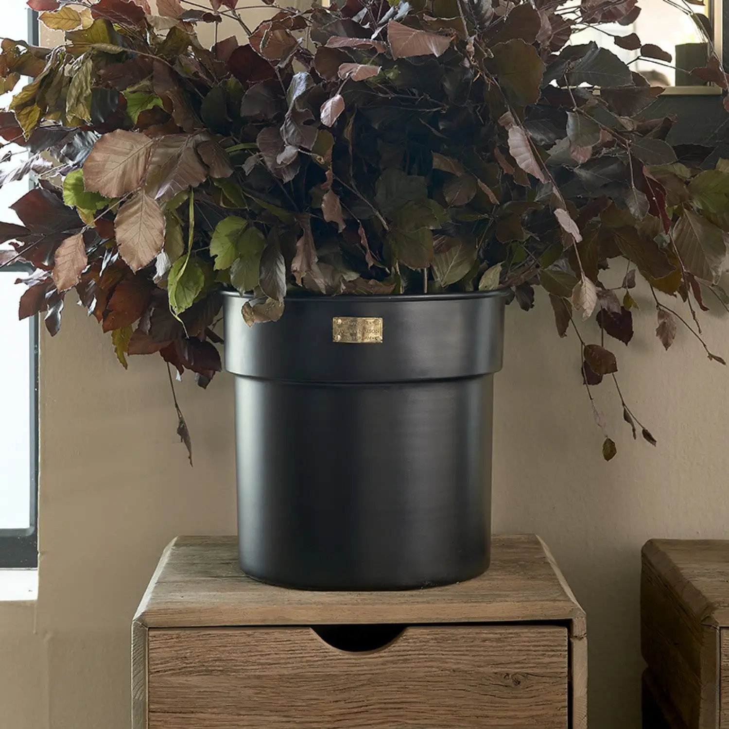 Riviera Maison City Loft Flower Pot Black XXL - Image 2