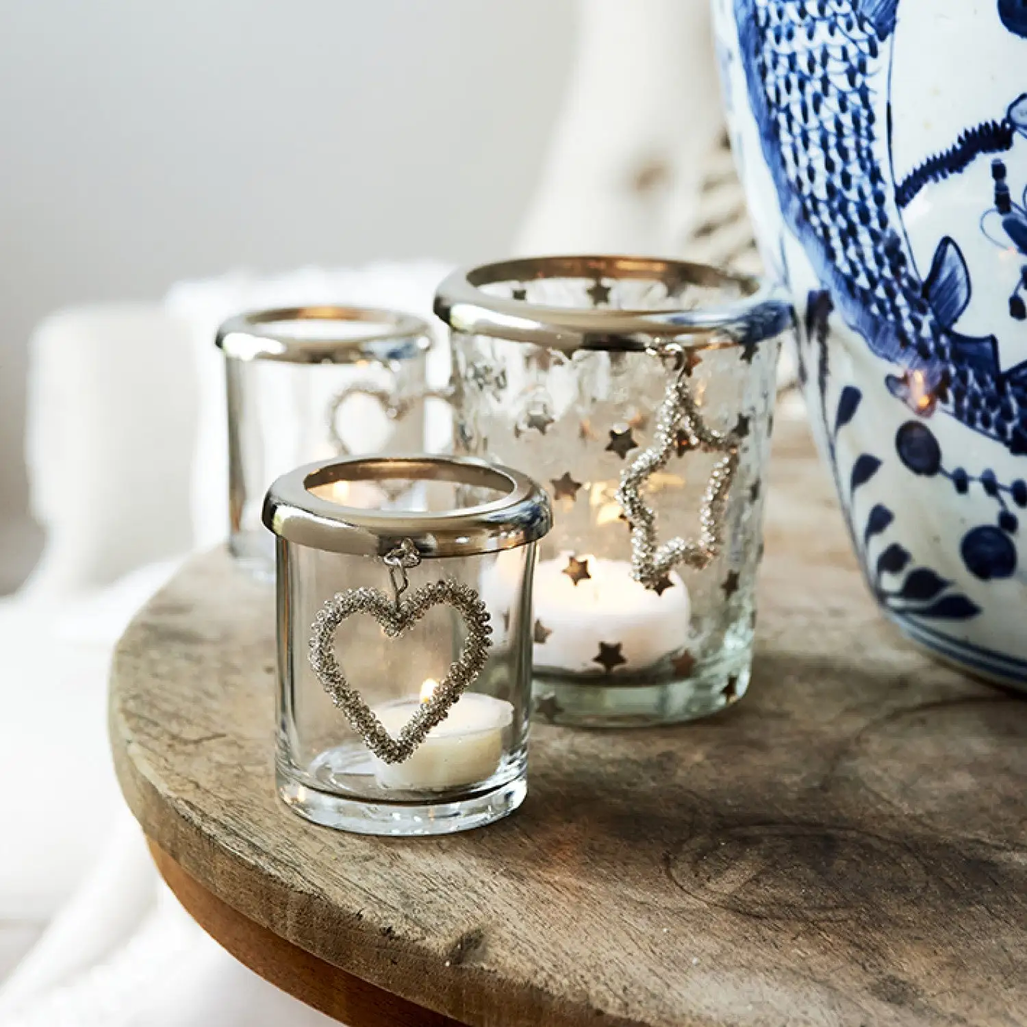 Riviera Maison Beaded Heart Votive S