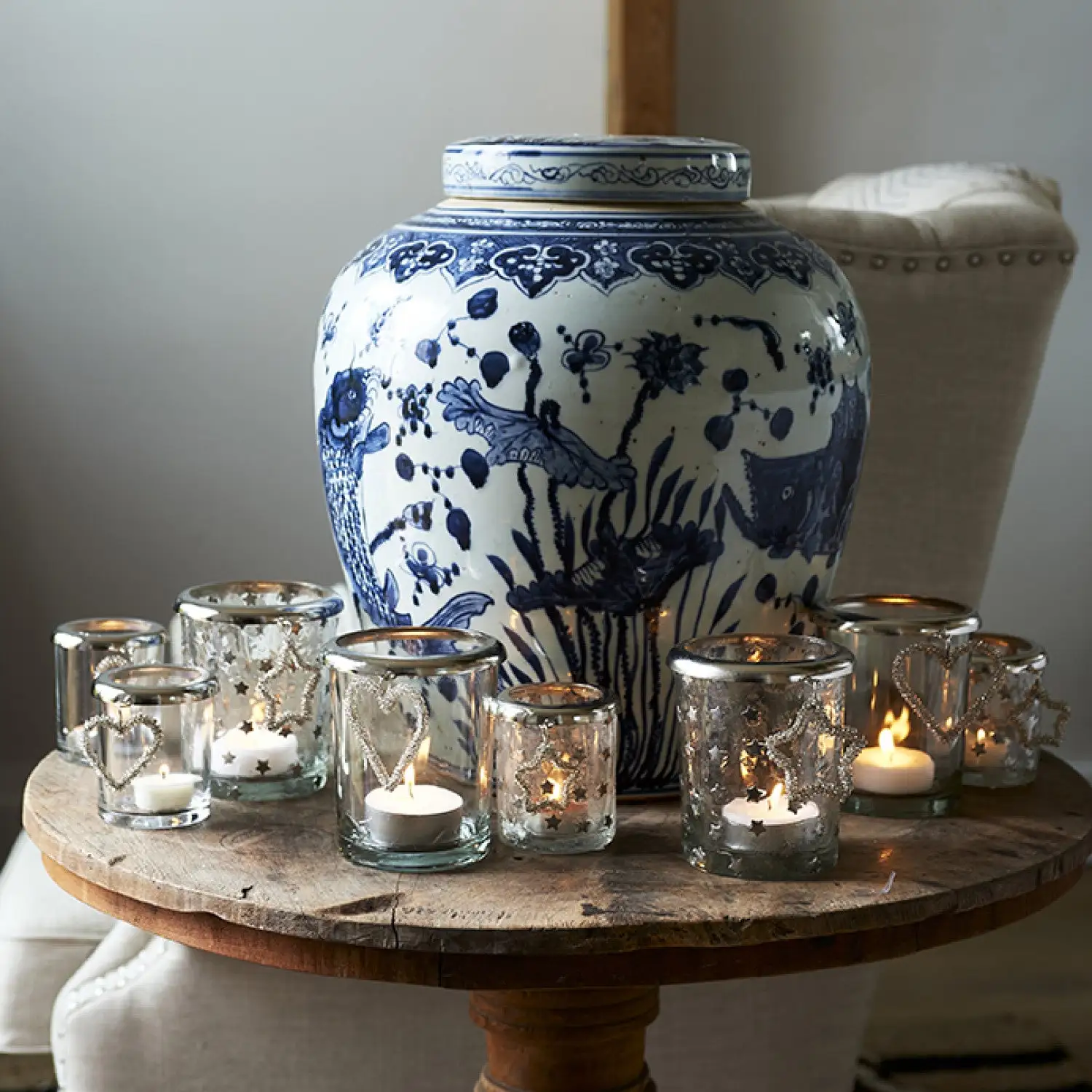 Riviera Maison Beaded Heart Votive S - Image 2