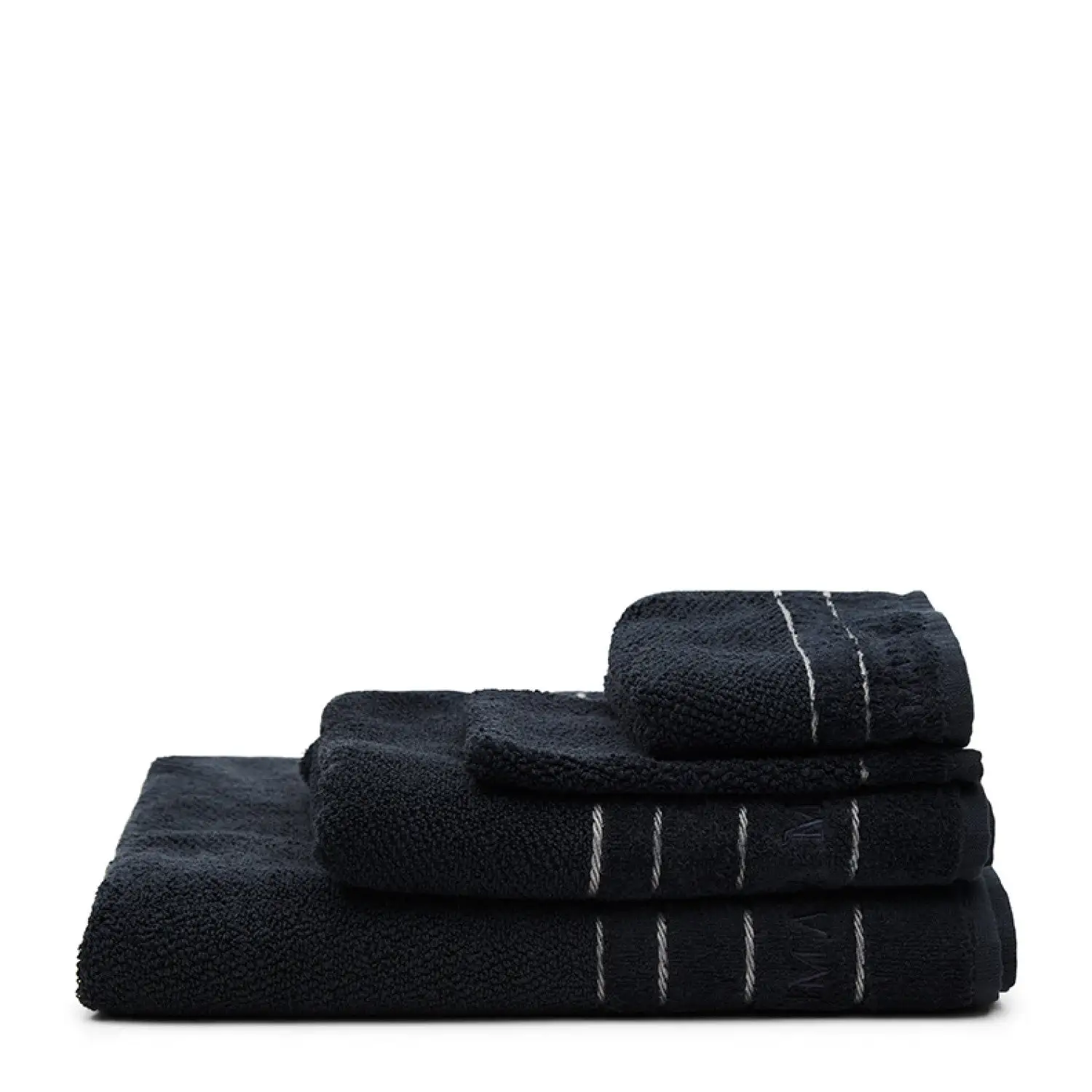 Riviera Maison RM Elegant Washcloth Black - Image 3