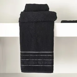 Riviera Maison RM Elegant Towel Black 100x50