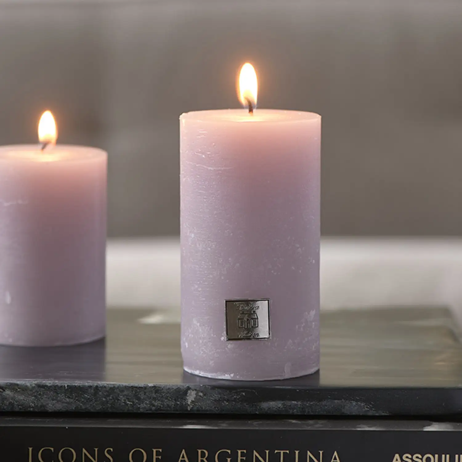 Riviera Maison Rustic Candle Rose 7x13