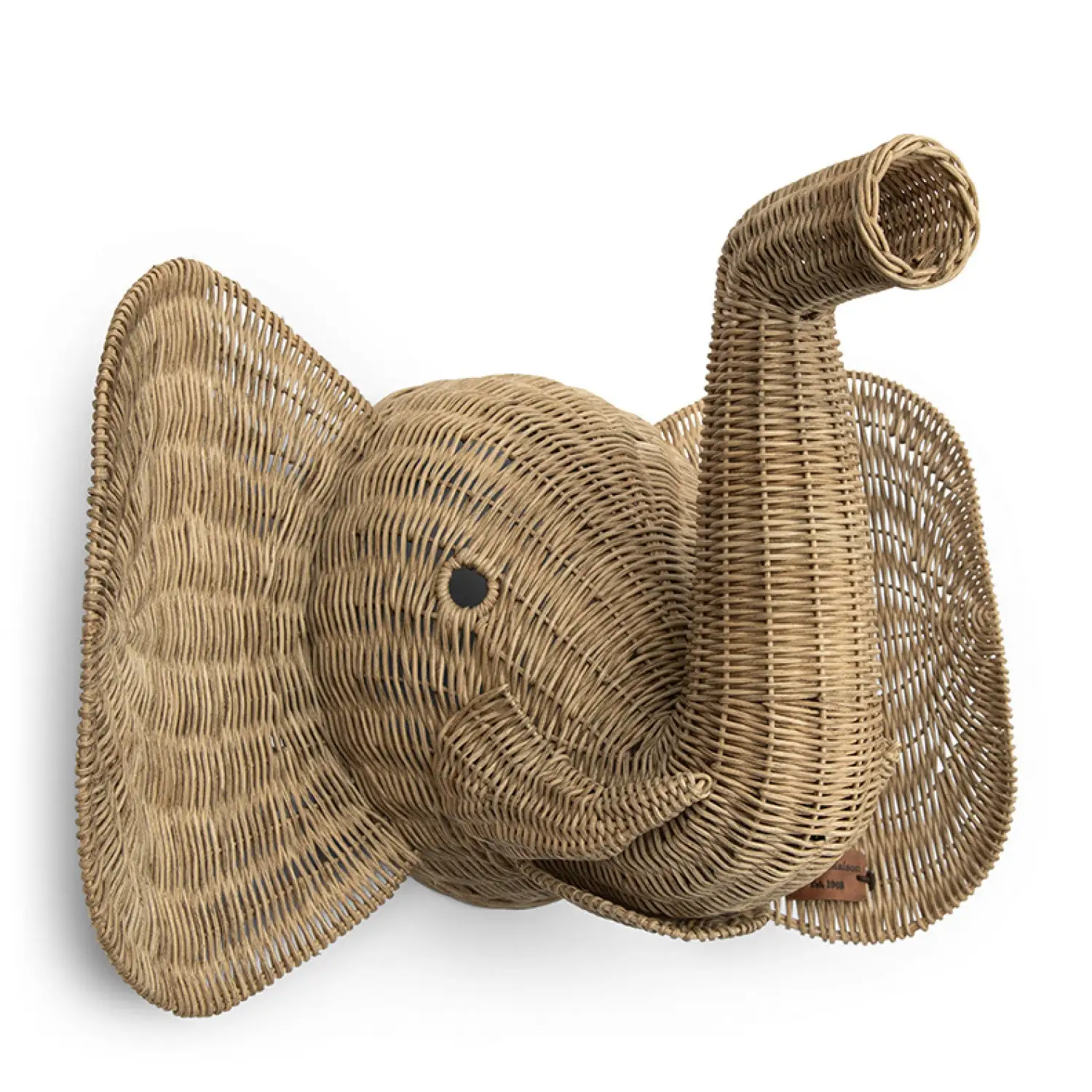 Riviera Maison Rustic Rattan Elephant Wall Decoration - Image 2