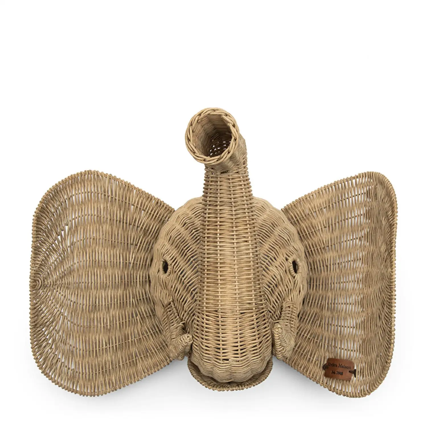 Riviera Maison Rustic Rattan Elephant Wall Decoration - Image 3