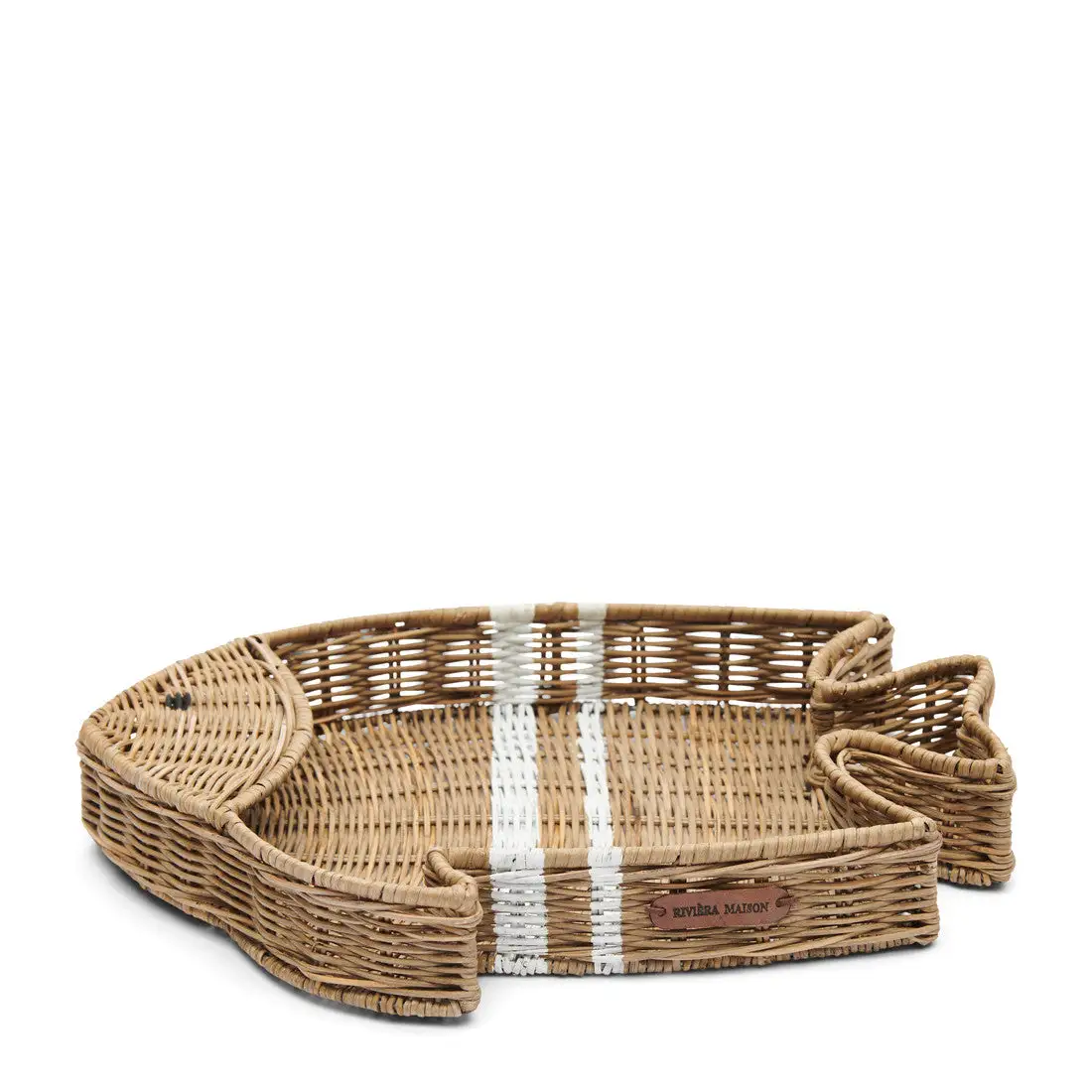 Riviera Maison Rustic Rattan Happy Fish Tray