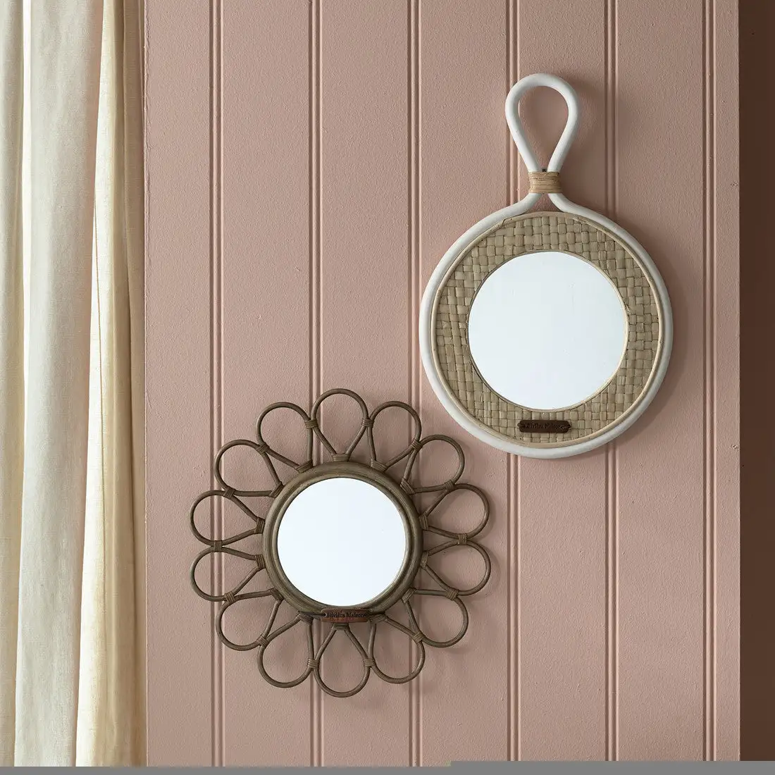 Riviera Maison Natural Weave Round Mirror