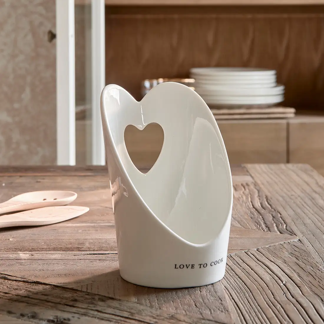 Merry Harriers With Love Spoon Holder