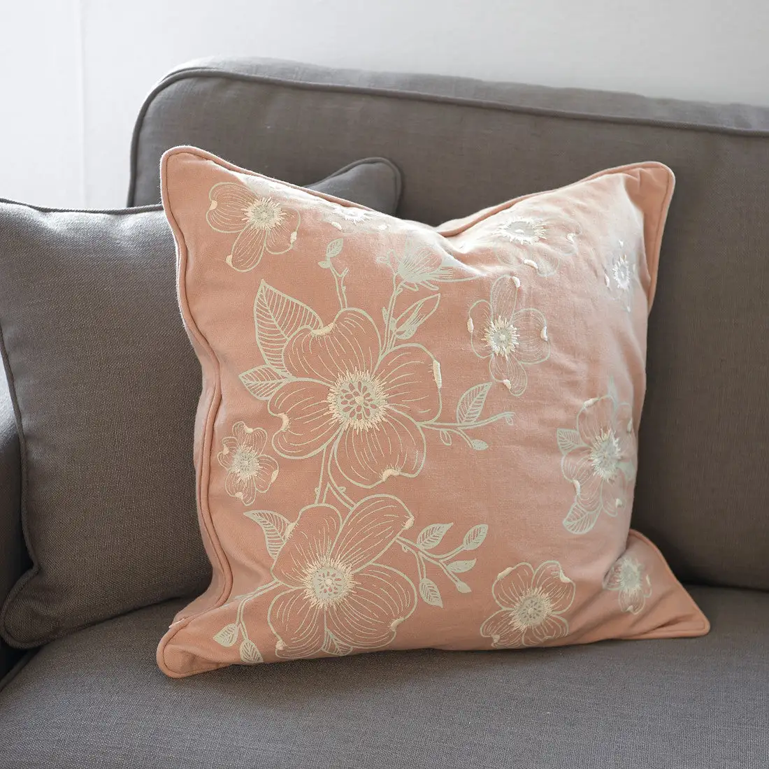Riviera Maison Floral Pillow Cover - 50x50cm