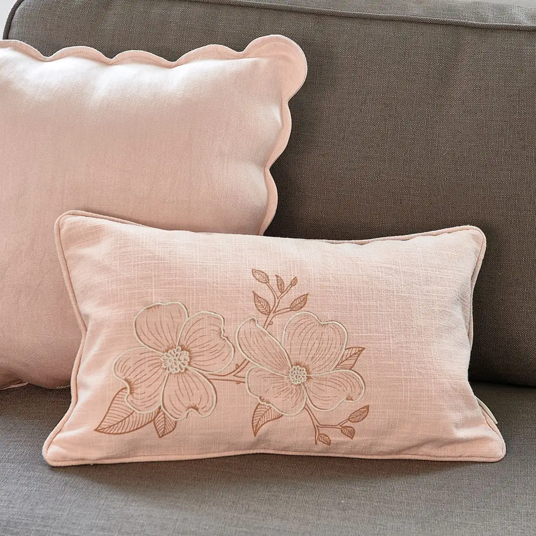 Riviera Maison Fleurs Pillow Cover - 50x30cm