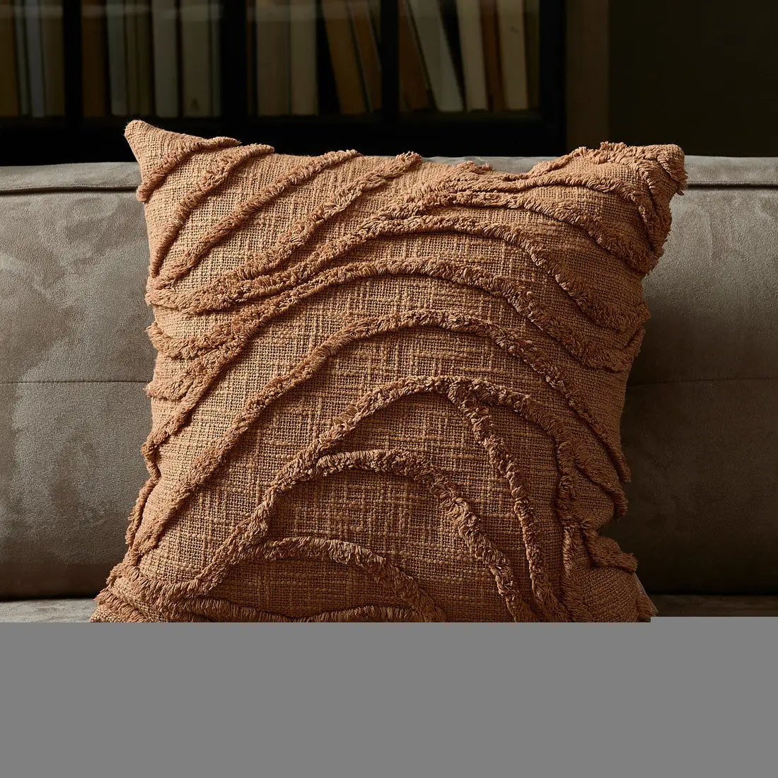 Riviera Maison Desert Wave Pillow Cover (Sand) - 50x50cm