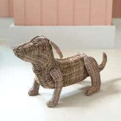 Riviera Maison Rustic Rattan Dachshund Model