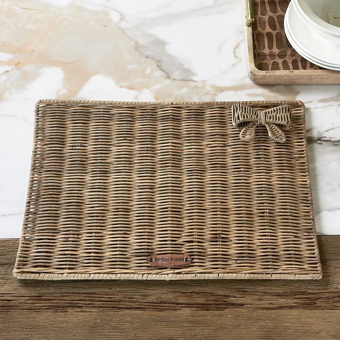 Riviera Maison Rustic Rattan Pretty Bow Placemat
