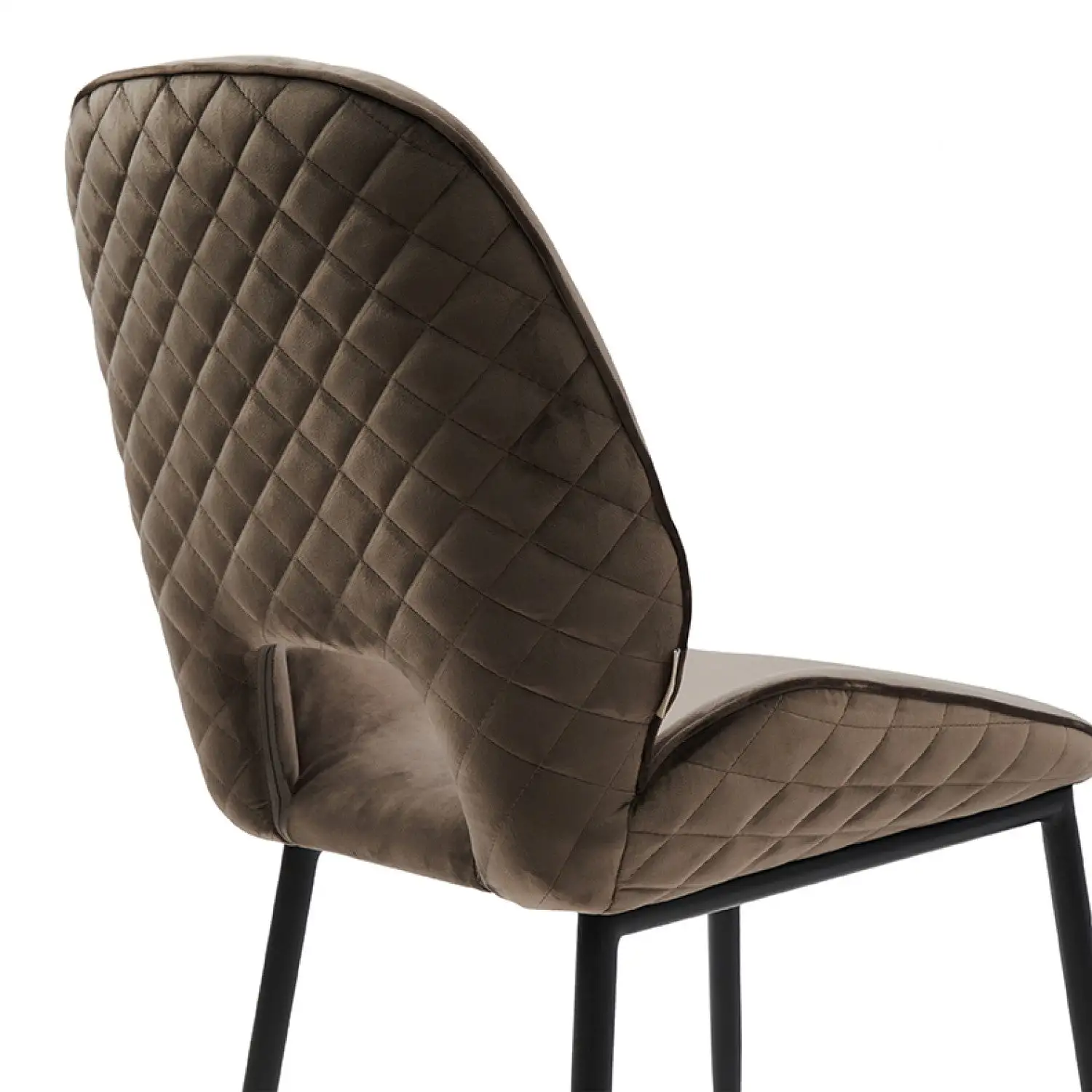 Mr. Beekman Dining Chair, Velvet III, Anthracite - Image 6