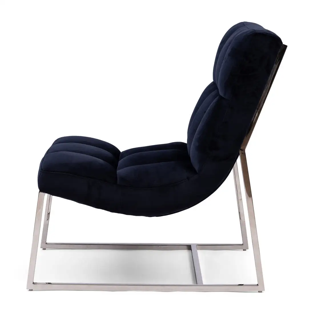 Thompson Place Chair, Velvet III, Indigo - Image 4