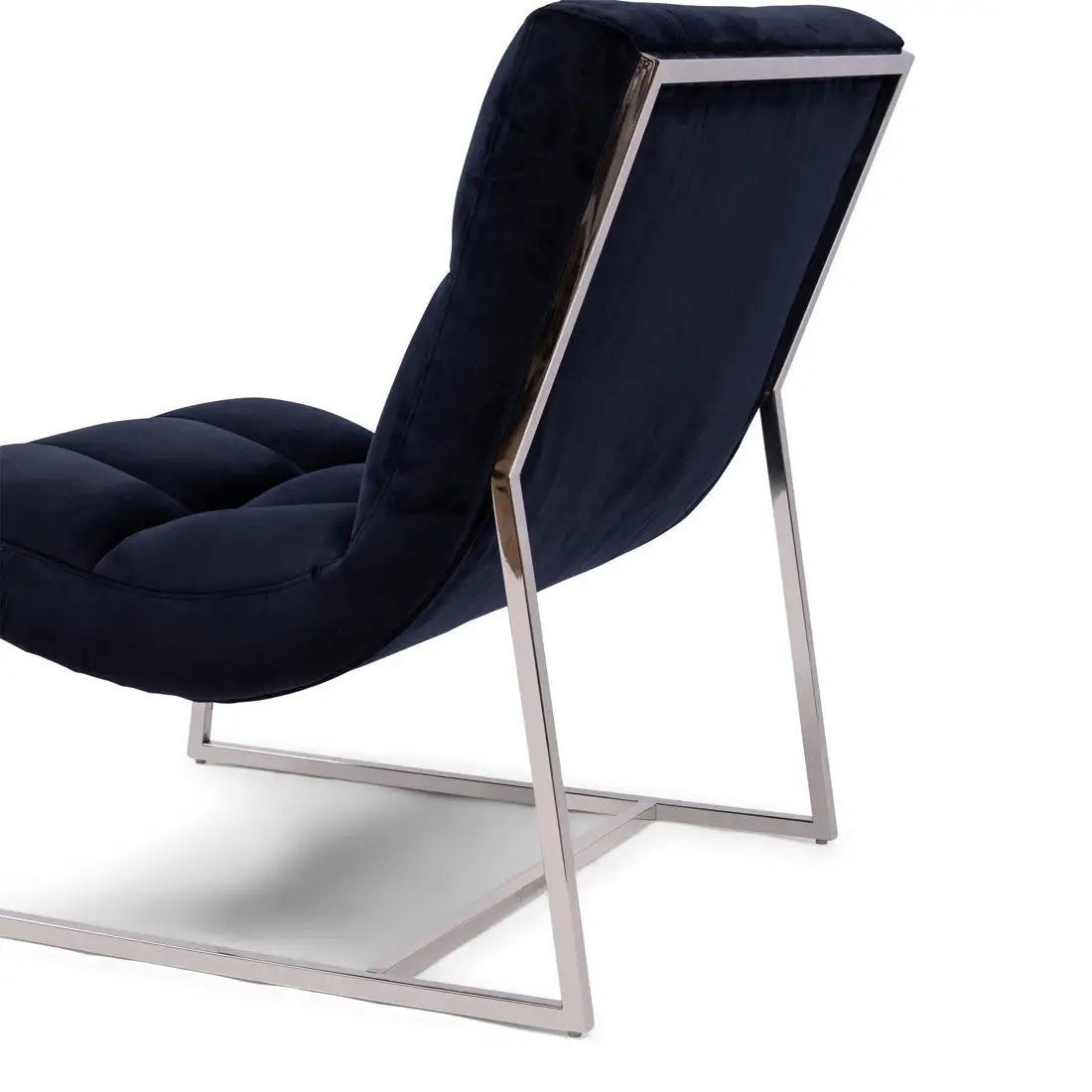Thompson Place Chair, Velvet III, Indigo - Image 5