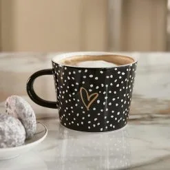 Riviera Maison Dots & Stripes Heart Mug