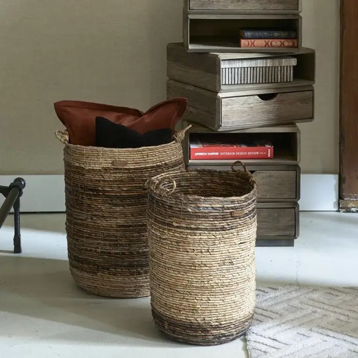 Riviera Maison Autumn Leaves Basket Set Of 2 Pieces