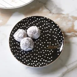 Merry Harriers Dots & Stripes Loved Cake Plate