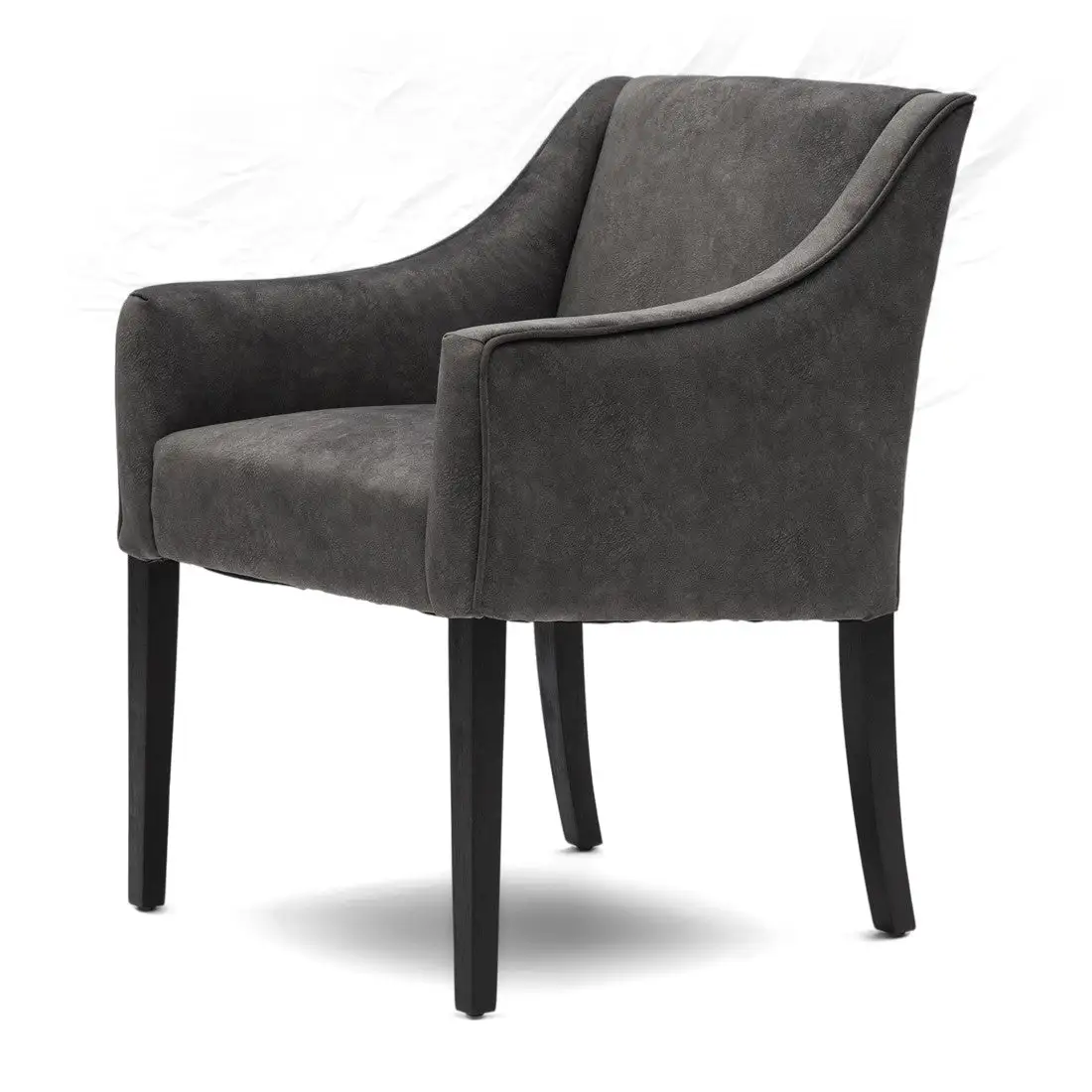 Savile Row Dining Armchair, Berkshire, Elephant - Image 2